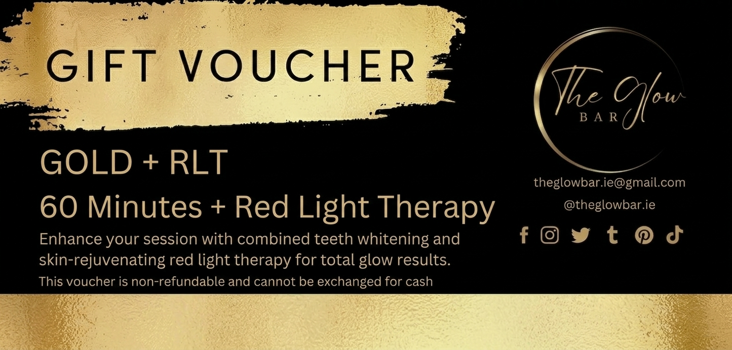 60 Minutes Whitening + Red Light Therapy — Gold